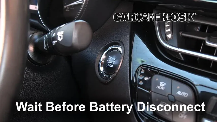 2018 Toyota C-HR XLE 2.0L 4 Cyl. Battery Replace